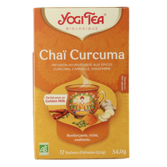 Yogi Tea Curcuma / turmeric chai tea bio 17.00 Zakjes