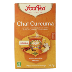 Yogi Tea Curcuma / turmeric chai tea bio 17 Zakjes