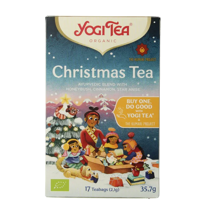 Yogi Tea Christmas tea builtje bio 17 Zakjes