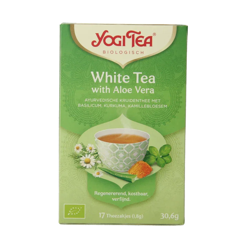 Yogi Tea White tea with aloe vera bio 17 Zakjes