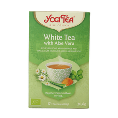 Yogi Tea White tea with aloe vera bio 17.00 Zakjes