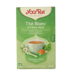 Yogi Tea White tea with aloe vera bio 17 Zakjes