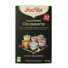 Yogi Tea Finest selection 6 x 3 stuks bio 18 Zakjes
