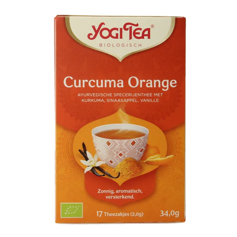 Yogi Tea Curcuma orange bio 17 Zakjes