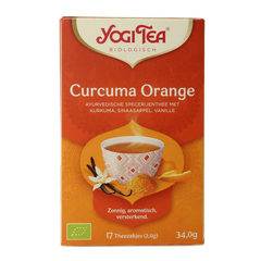 Yogi Tea Curcuma orange bio 17 Zakjes