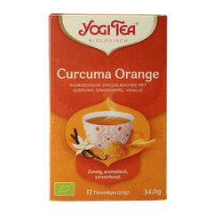 Yogi Tea Curcuma orange bio 17.00 Zakjes