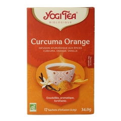Yogi Tea Curcuma orange bio 17 Zakjes