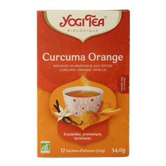 Yogi Tea Curcuma orange bio 17 Zakjes