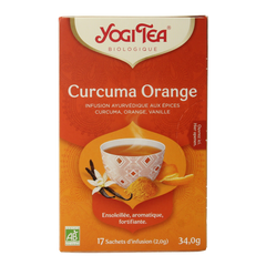 Yogi Tea Curcuma orange bio 17.00 Zakjes