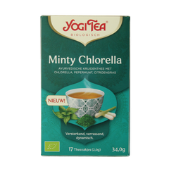 Yogi Tea Minty chlorella bio 17 Zakjes
