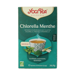 Yogi Tea Minty chlorella bio 17 Zakjes