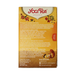 Yogi Tea Pumpkin chai bio 17.00 Zakjes