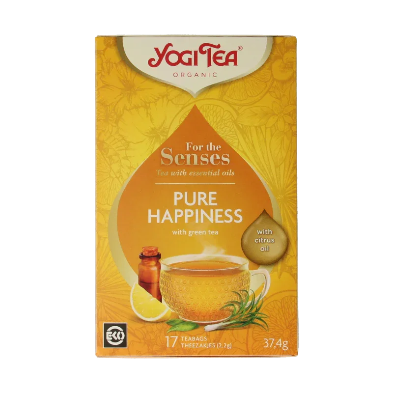 Yogi Tea Tea for the senses pure happiness bio 17 Zakjes