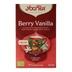 Yogi Tea Berry vanilla bio 17 Zakjes