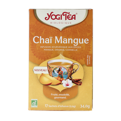 Yogi Tea Mango chai bio 17 Zakjes