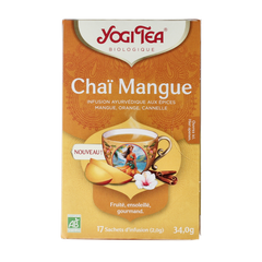 Yogi Tea Mango chai bio 17.00 Zakjes