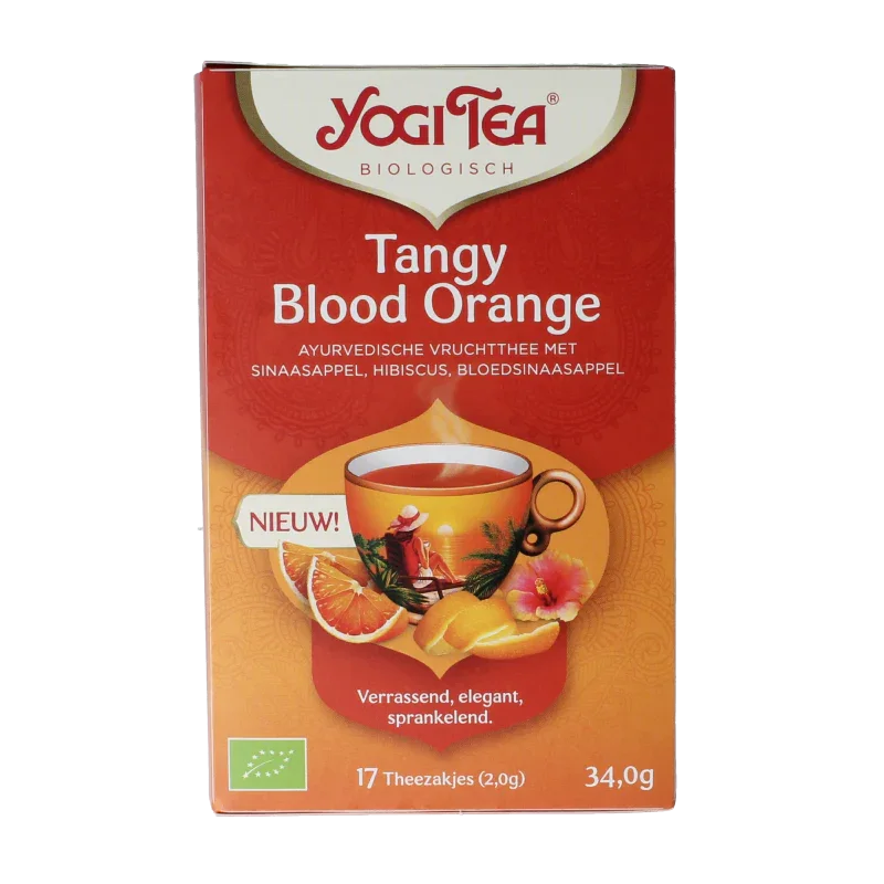 Yogi Tea tangy blood orange bio 17 Zakjes