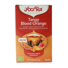 Yogi Tea tangy blood orange bio 17 Zakjes