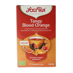Yogi Tea tangy blood orange bio 17 Zakjes
