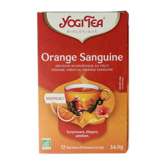 Yogi Tea tangy blood orange bio 17 Zakjes