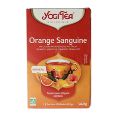 Yogi Tea Tea tangy blood orange bio 17.00 Zakjes