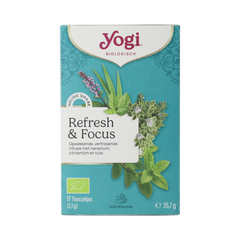 Yogi Tea Yogi® Refresh & Focus Bio 17.00 Zakjes