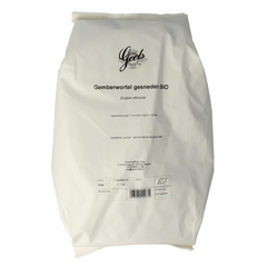 Geels Gemberwortel gesneden bio 1.00 Kilogram