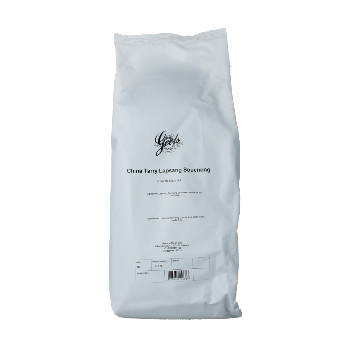 Geels China tarry lapsang souchong 1.00 Kilogram