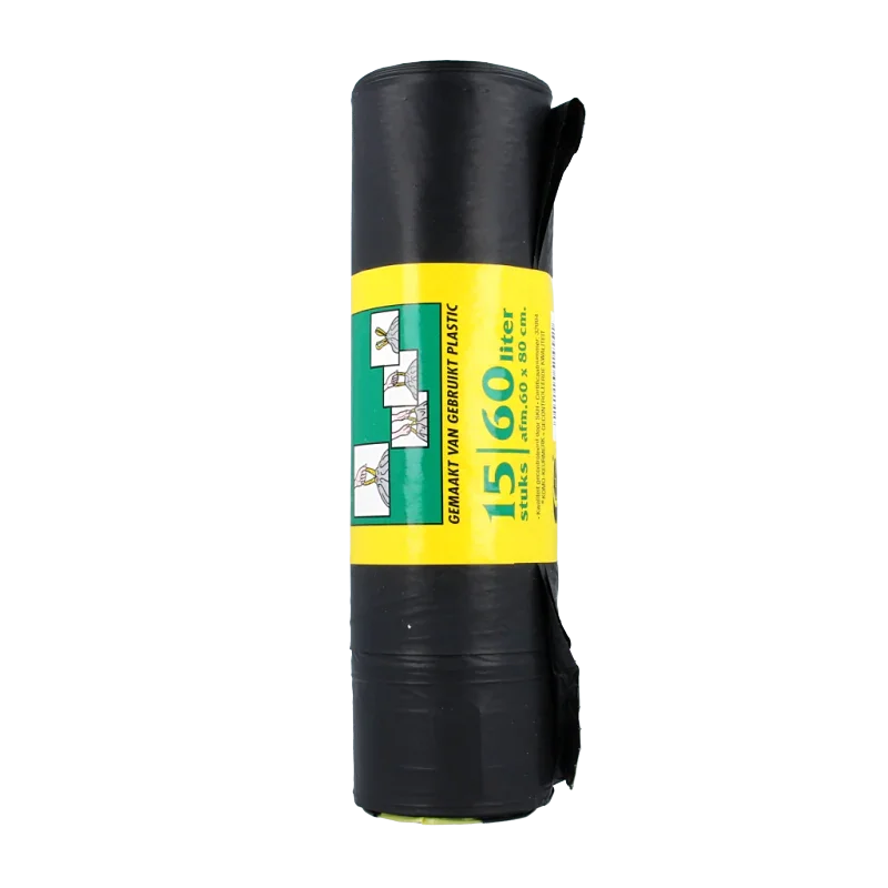 Komo Huisvuilzakken trekband 15 Stuks