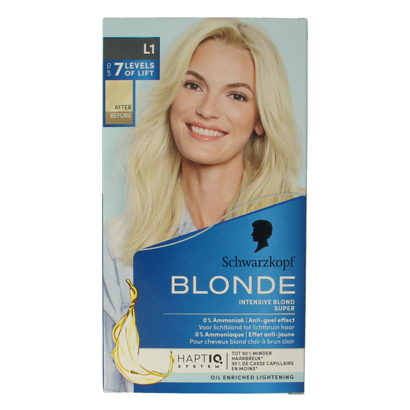 Schwarzkopf Blonde haarverf intensive blond super L1 1 Set