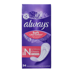 Always Dailies inlegkruisjes normaal 34.00 Stuks