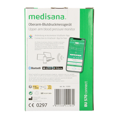 Medisana Bloeddrukmeter BU 570 connect bovenarm wit 1 Stuks