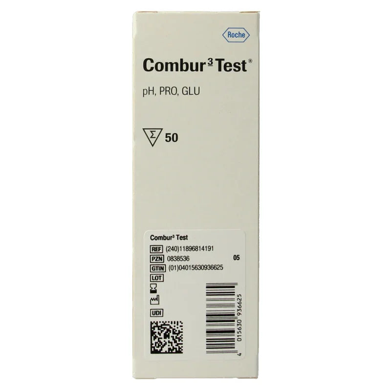 Roche Combur 3 teststrips 50 Stuks