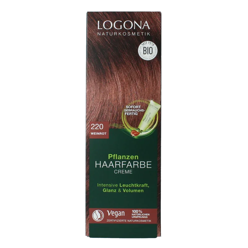 Logona Color creme 220 bordeaux 150 Milliliter