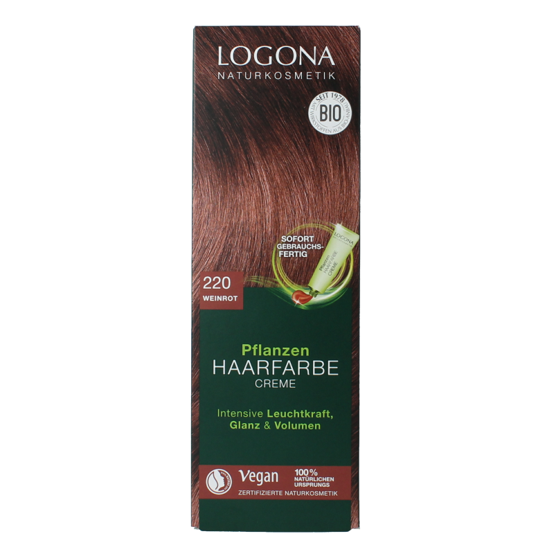 Logona Color creme 220 bordeaux 150 Milliliter