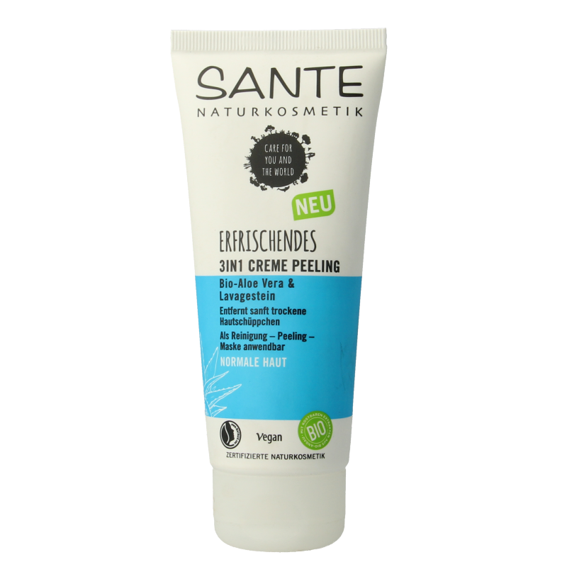 Sante 3-in-1 Creme peeling refresh 100 Milliliter