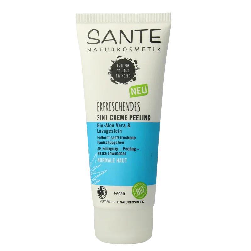 Sante 3-in-1 Creme peeling refresh 100 Milliliter