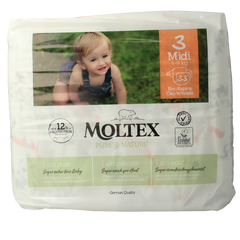 Moltex Pure & nature babyluiers midi 33.00 Stuks