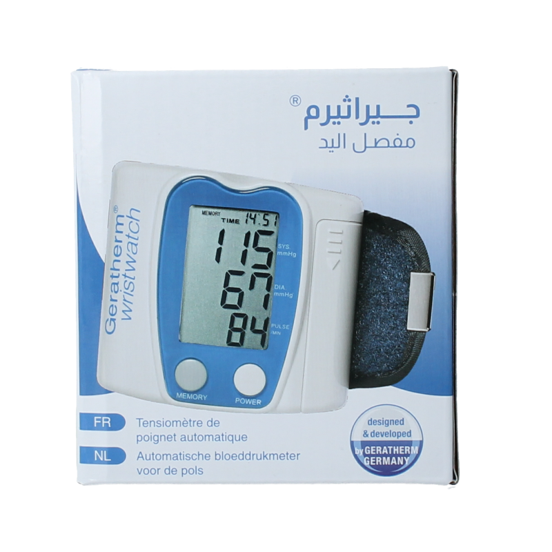 Geratherm Wristwatch bloeddrukmeter pols 1 Stuks