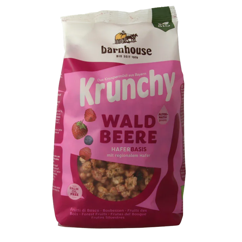 Barnhouse Krunchy pur bosbes bio 375 Gram