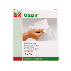 Gazin Gaaskompres 5 x 5cm steriel 5 x 2 10.00 Stuks