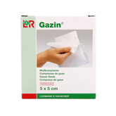 Gazin Gaaskompres 5 x 5cm steriel 5 x 2 10 Stuks
