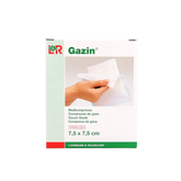 Gazin Gaaskompres 7.5 x 7.5 steriel 5 x 2 10 Stuks