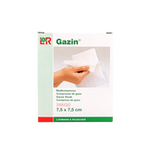 Gazin Gaaskompres 7.5 x 7.5 steriel 5 x 2 10 Stuks