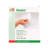 Gazin Gaaskompres 10 x 10 steriel 5 x 2 10.00 Stuks