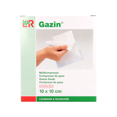 Gazin Gaaskompres 10 x 10 steriel 5 x 2 10.00 Stuks