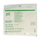 Gazin Gaaskompressen 10 x 10cm steriel 10 Stuks