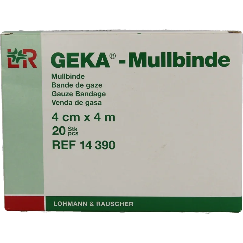 Geka Hydrofiel windsel 4m x 4cm 1 Stuks