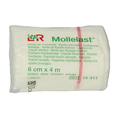 Mollelast Elastisch hydrofiel windsel 4m x 6cm 1 Stuks