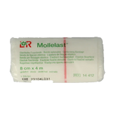 Mollelast Elastisch hydrofiel windsel 4m x 8cm 1 Stuks